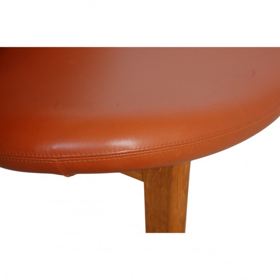 For Sale | Poul M. Volther Corona chair in cognac aniline leather